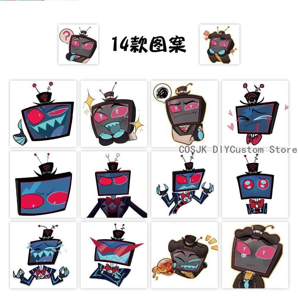 Laptop Accessories Gifts - 500Pc/Roll Anime Vox Q Version Stickers