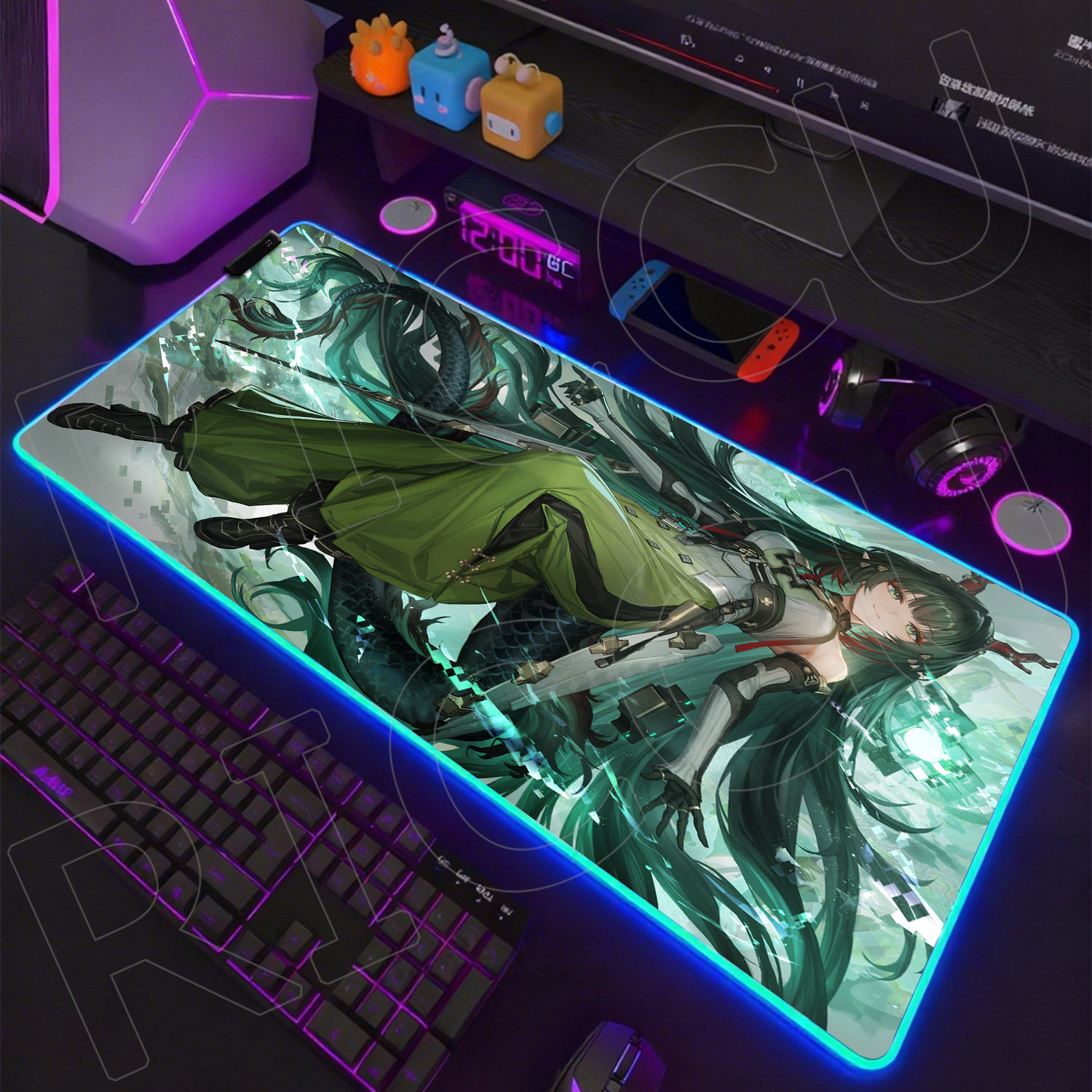 Laptop Accessories For Girls - RGB HD XXL Arknights Endfield Zhuang