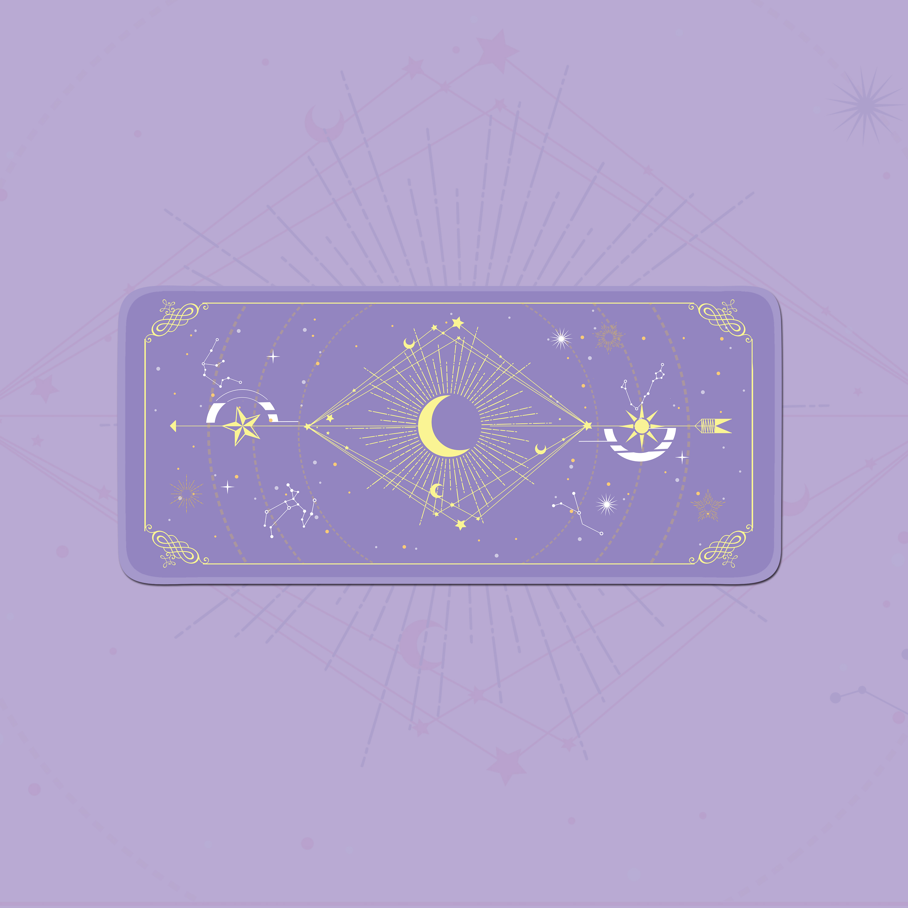 Magic Moon Star Purple  Extra  - Laptop Accessories For Girls reseña y precio