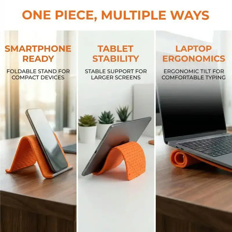 Silicone Foldable Phone Stand  - Accessories Laptop reseña y precio