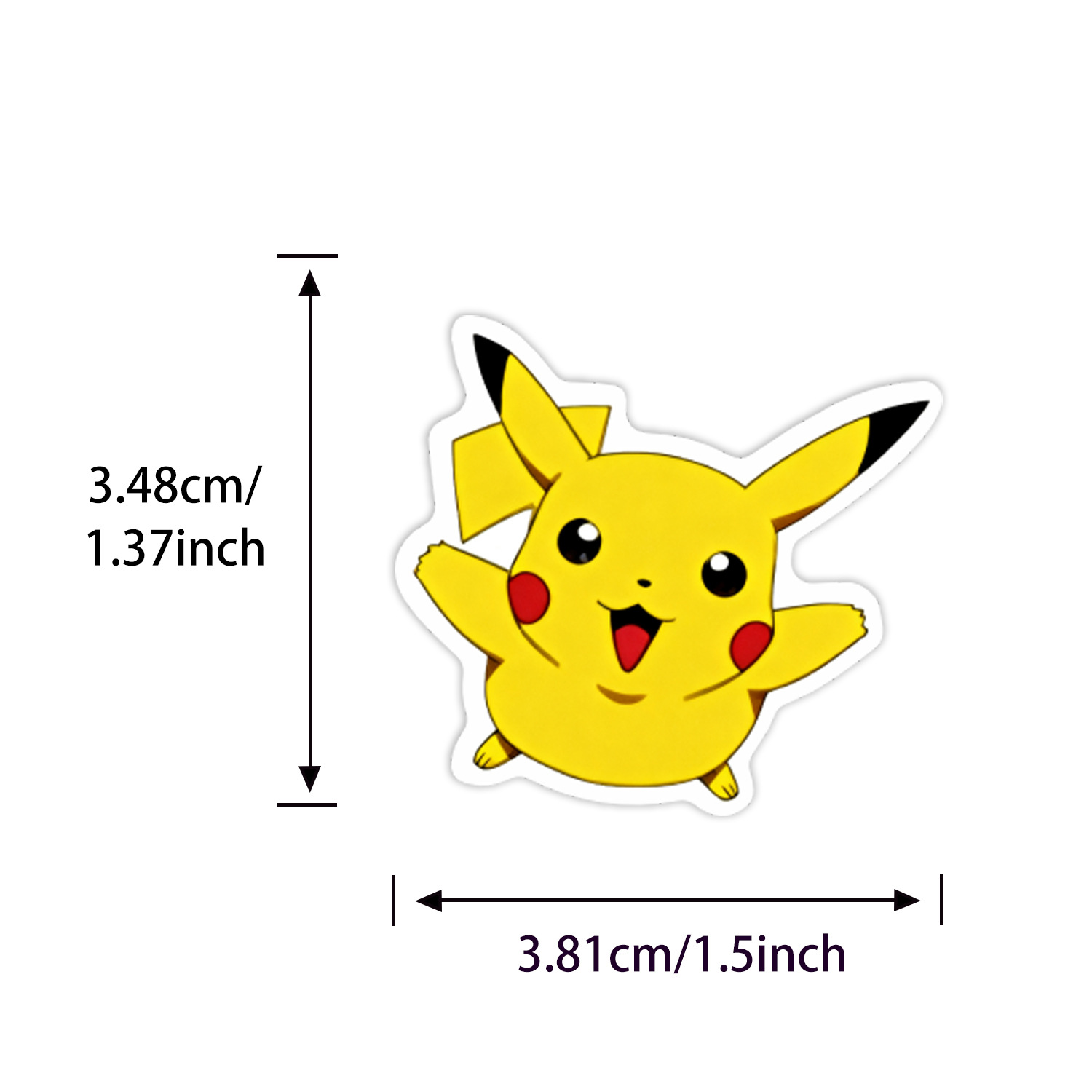 100/200pcs Pokemon Anime Stick - Laptop Accessories Gifts reseña y precio