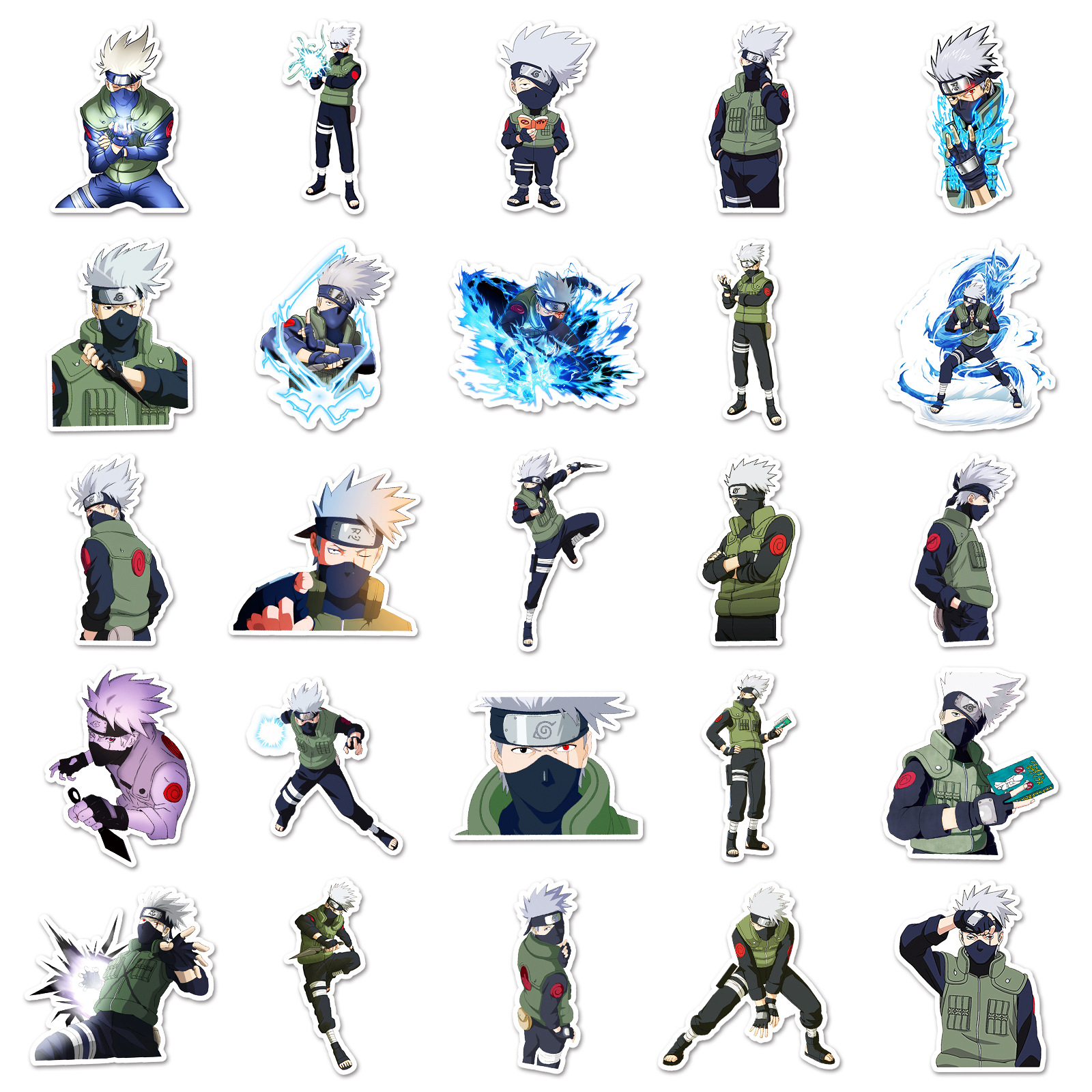 50pcs Anime Naruto Hatake Kaka - Accessories Laptop reseña y precio