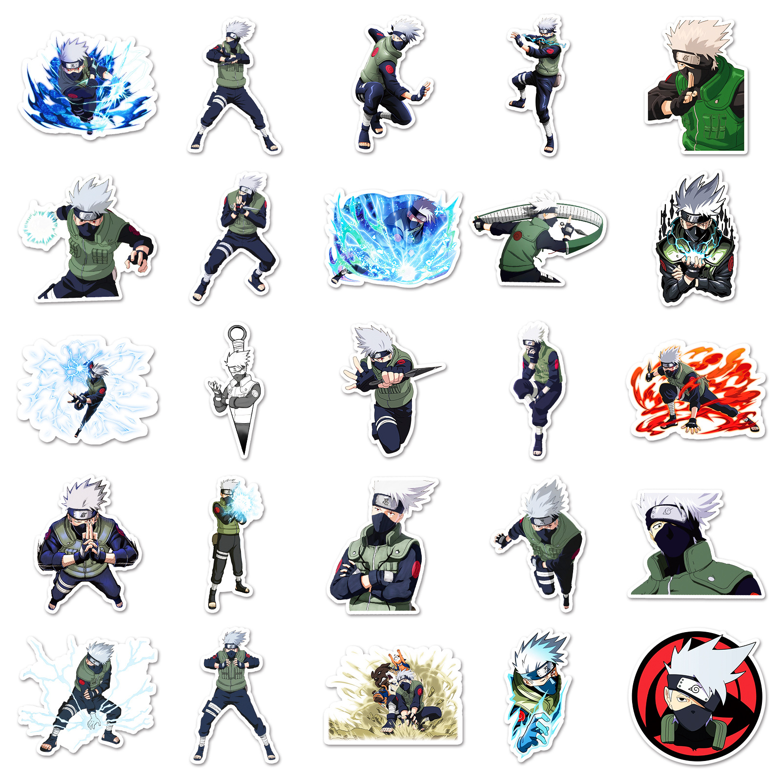 50pcs Anime Naruto Hatake Kaka - Accessories Laptop reseña y precio