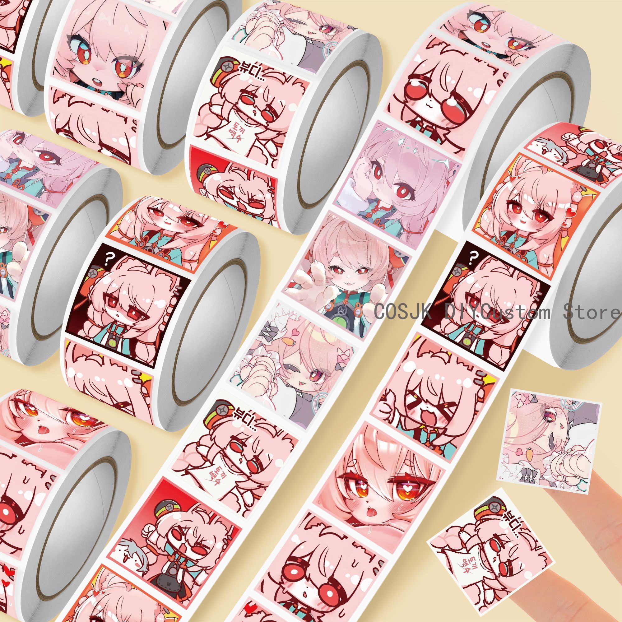 500Pc/Roll Anime Zenless Zone  - Laptop Accessories Gifts reseña y precio