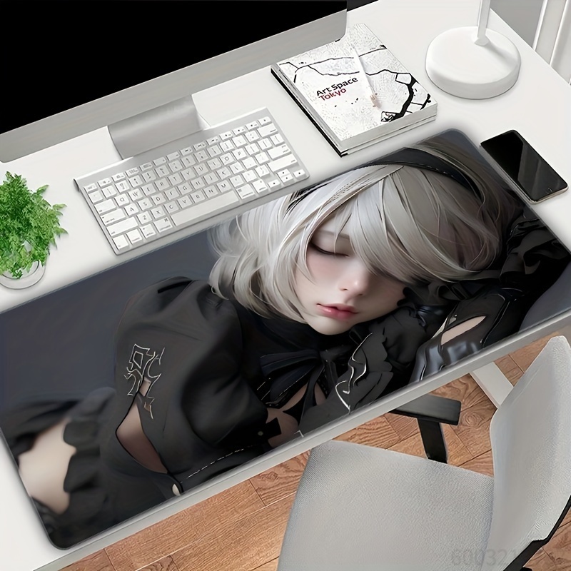 Short Hair Anime Girl Theme Mo - Laptop Accessories For Girls reseña y precio