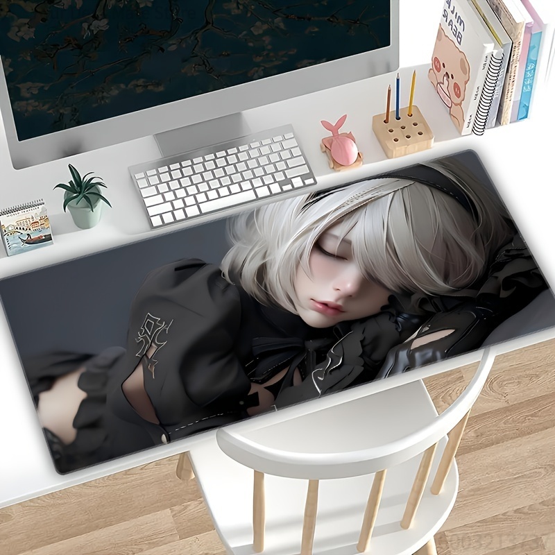 Short Hair Anime Girl Theme Mo - Laptop Accessories For Girls reseña y precio