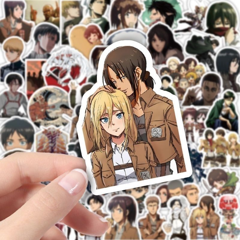 60Pcs Attack on Titan Anime St - Accessories Laptop reseña y precio