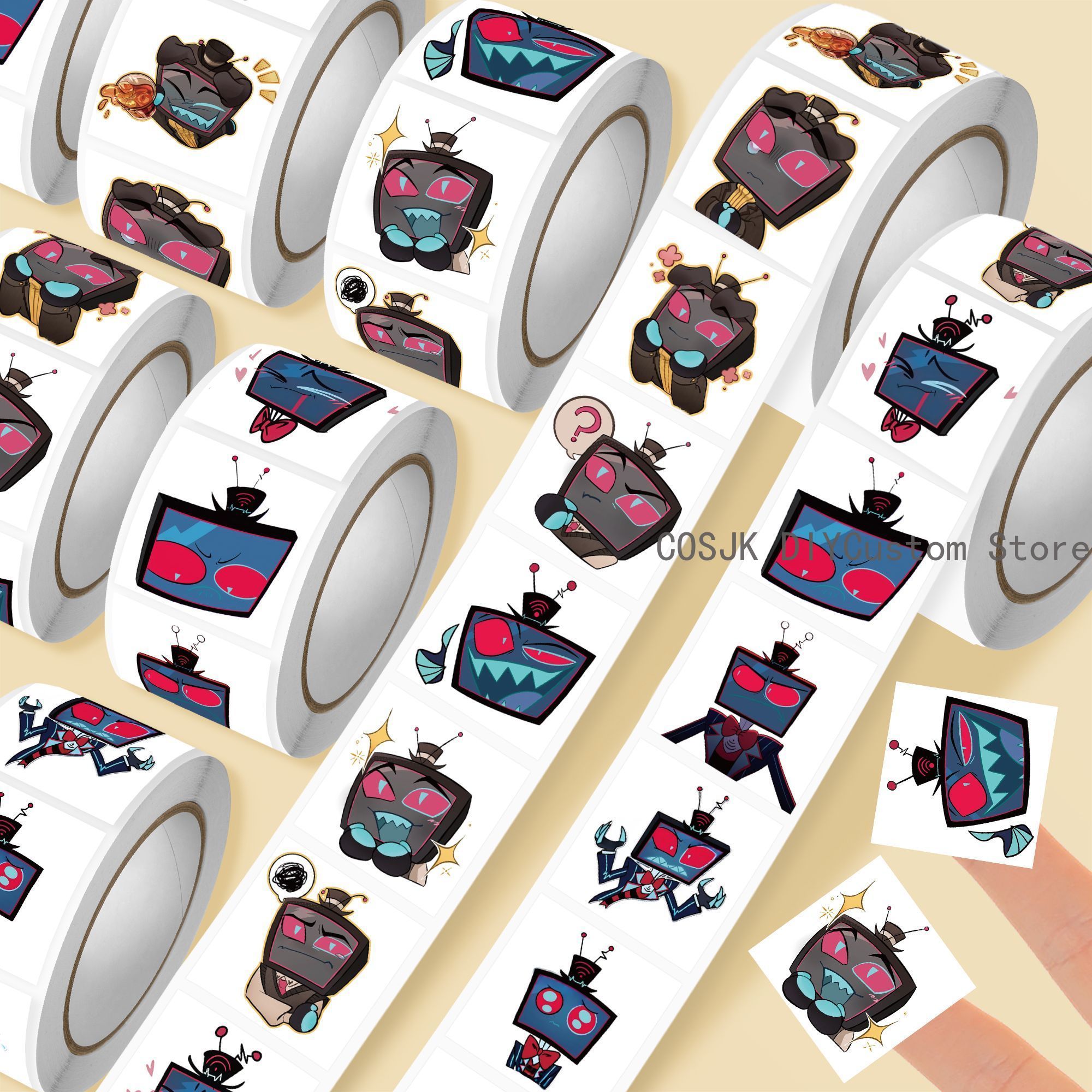 500Pc/Roll Anime Vox Q Version - Laptop Accessories Gifts reseña y precio