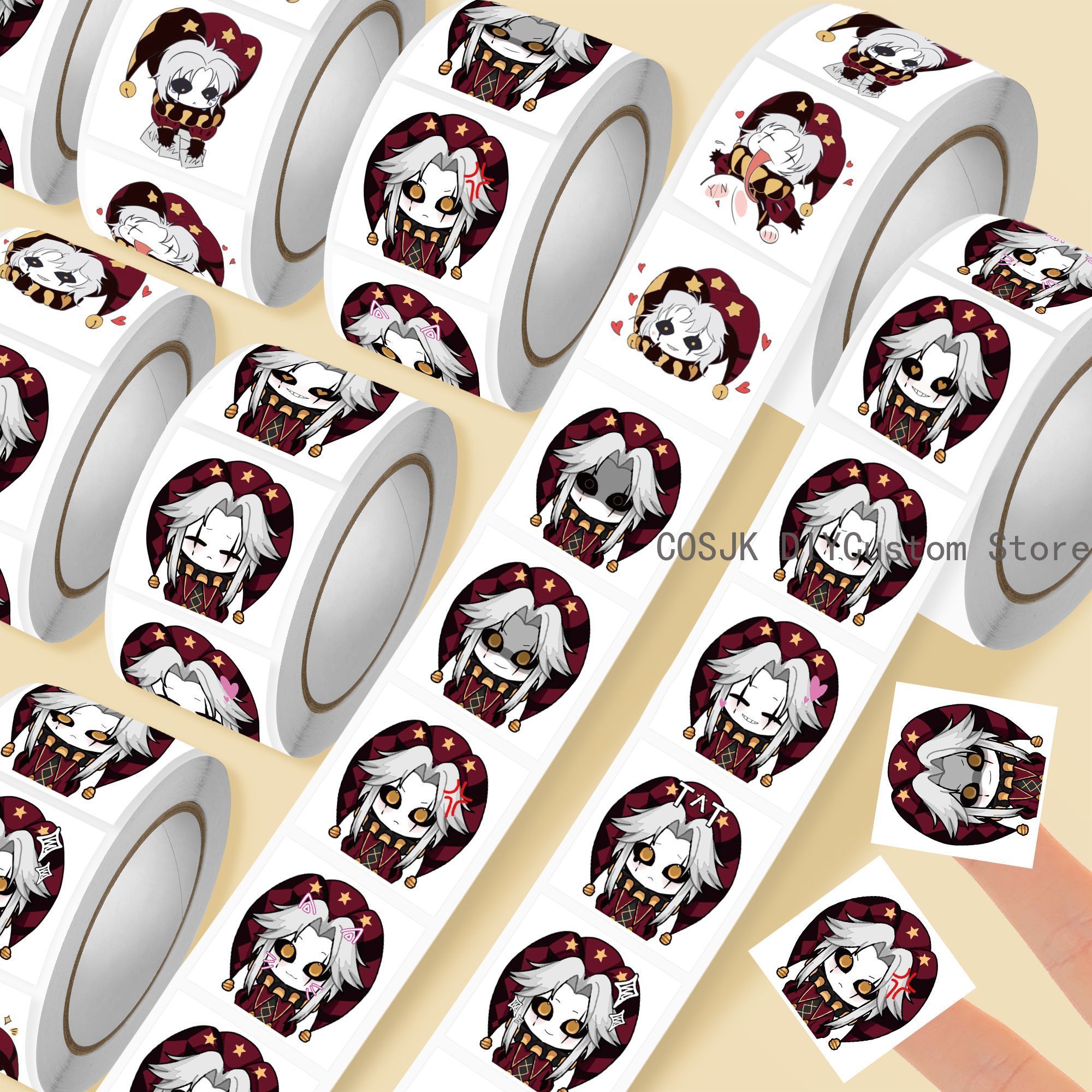 500Pc/Roll Anime Pierrot The F - Laptop Accessories Gifts reseña y precio
