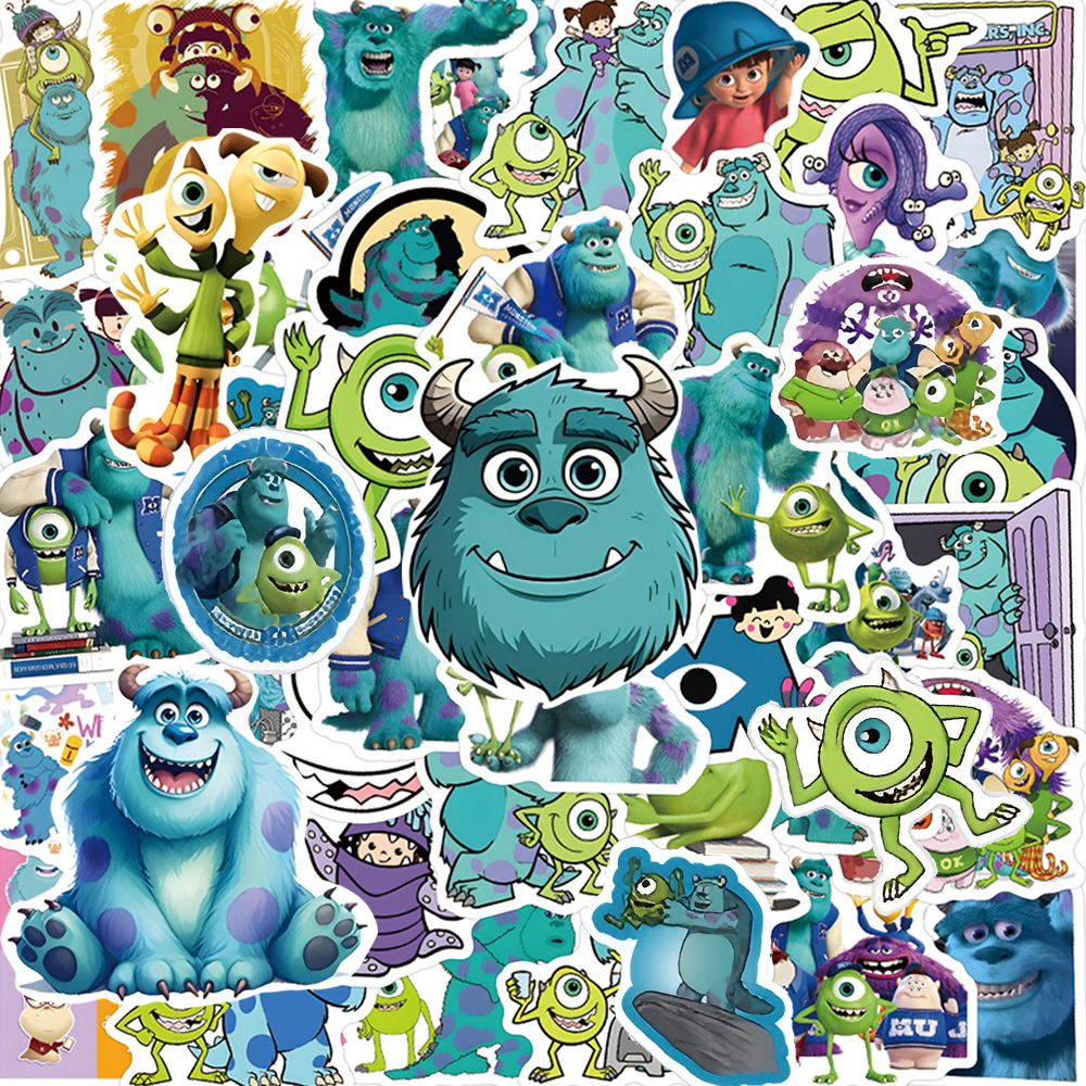 60pcs Disney Funny Anime Monst - Laptop Accessories Gifts reseña y precio