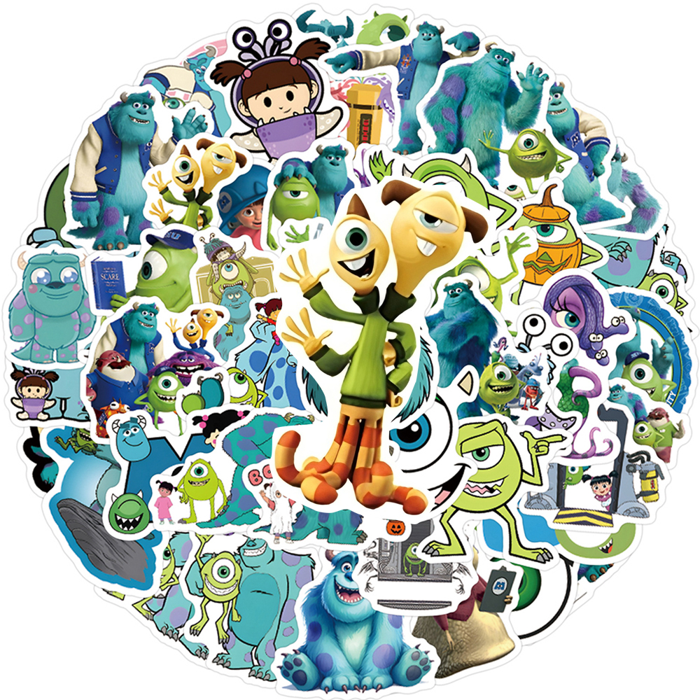 60pcs Disney Funny Anime Monst - Laptop Accessories Gifts reseña y precio
