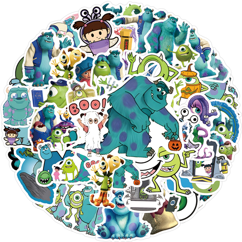 60pcs Disney Funny Anime Monst - Laptop Accessories Gifts reseña y precio