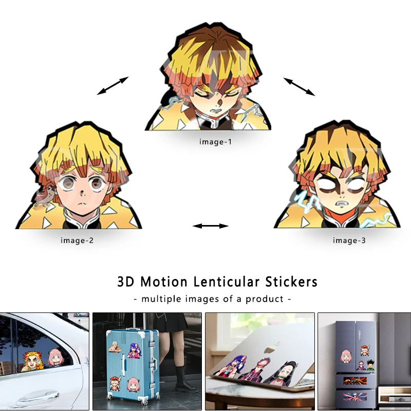 Demon Slaye Zenitsu 3D Lenticu - Laptop Accessories Gifts reseña y precio