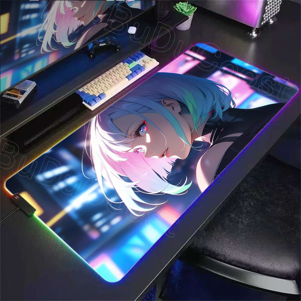 HD Anime Girl Mouse Pad RGB De - Laptop Accessories For Girls reseña y precio