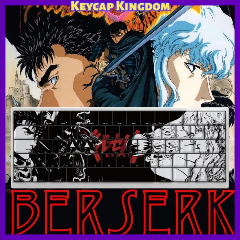 BERSERK Theme Anime Keycap 98  - Laptop Accessories Gifts reseña y precio