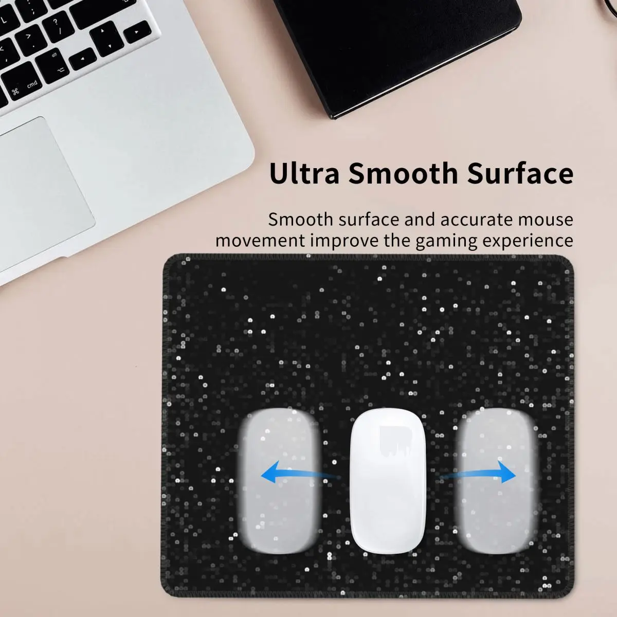 Printed Image Of Black Sequins - Laptop Accessories Images reseña y precio