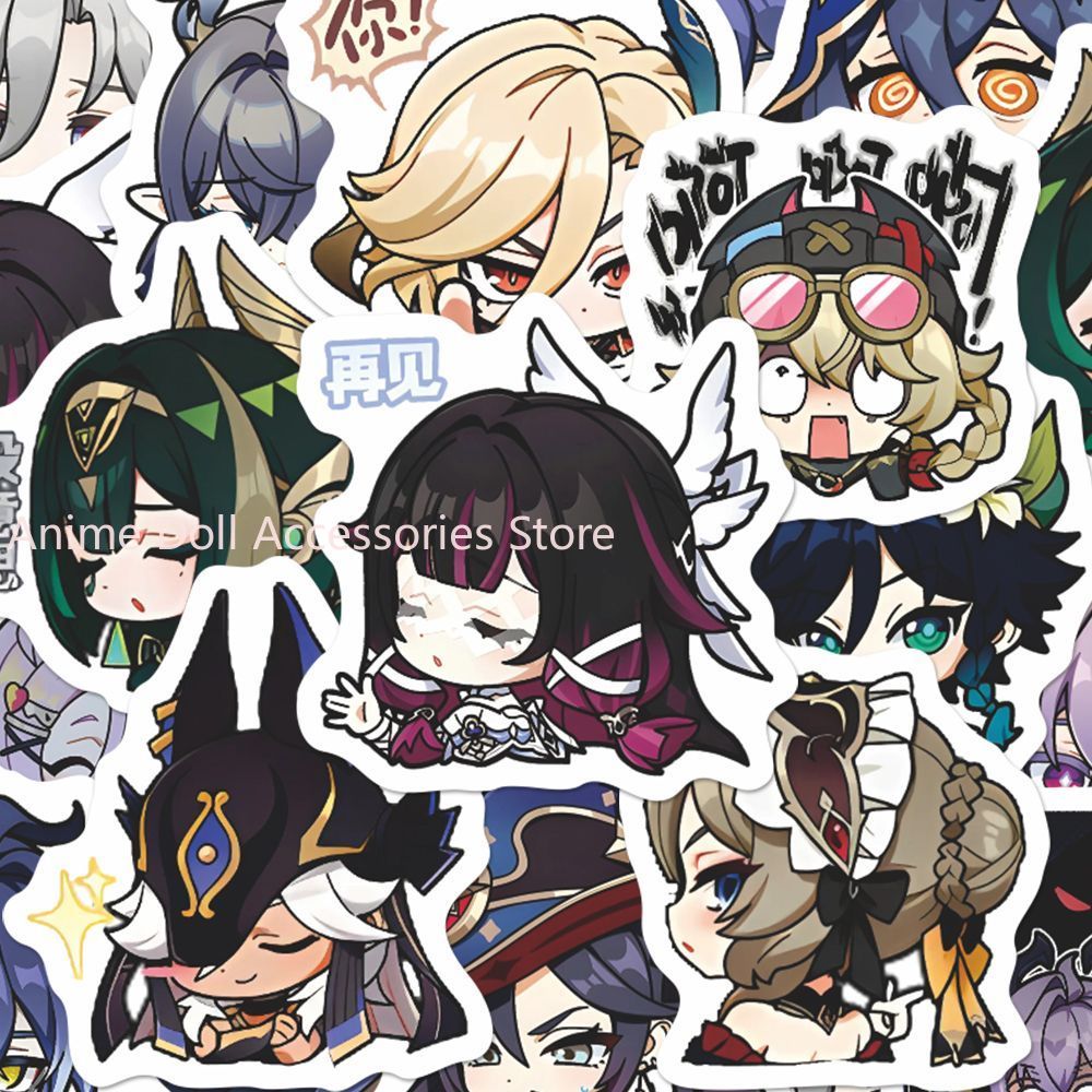 64PCS Genshin Impact Moon Maid - Accessories Laptop reseña y precio