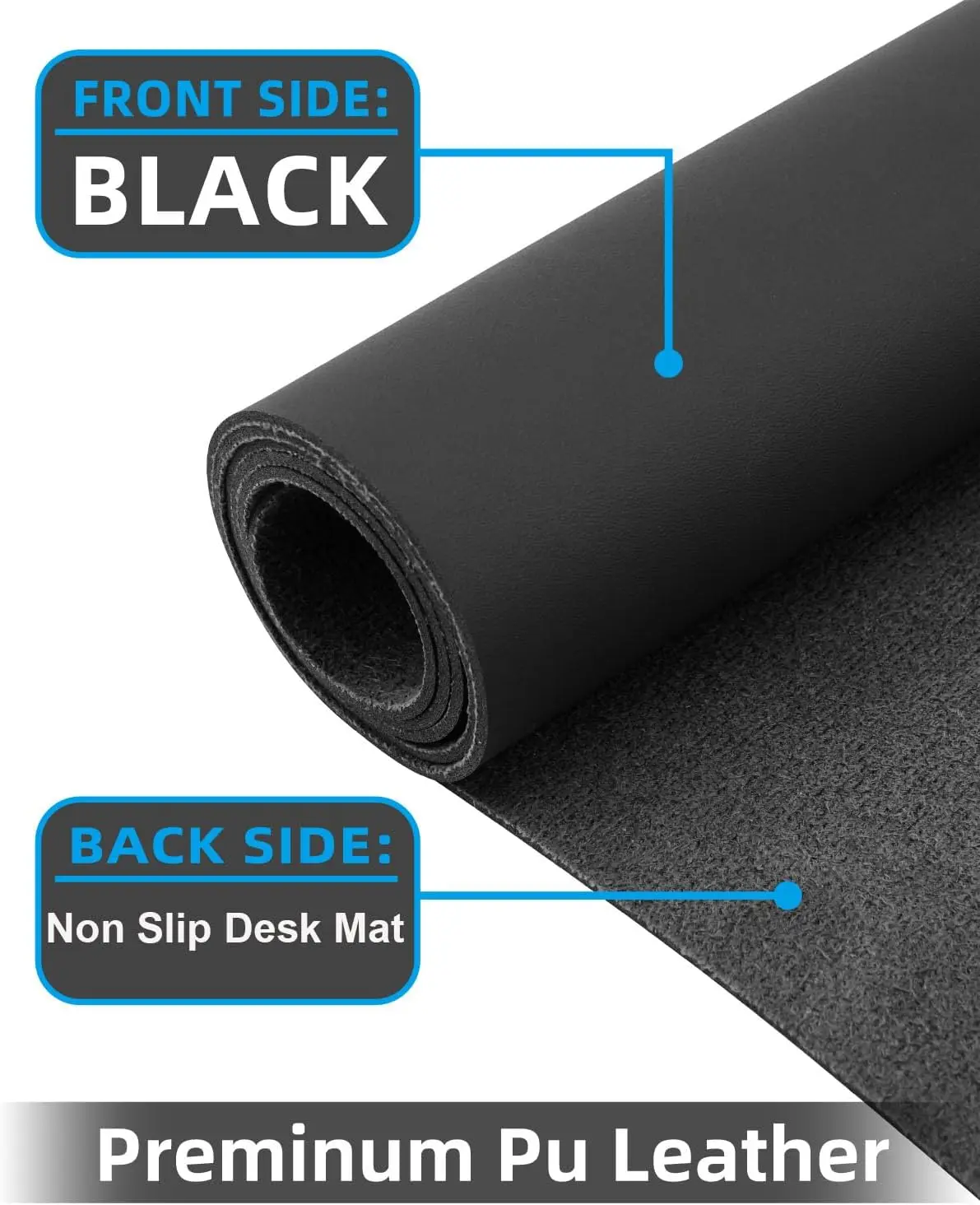 PU Leather Desk Pad Protector  - Laptop Accessories Images reseña y precio